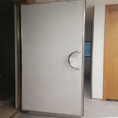 Porta protetta da RF da 65 mm con spessore di 2 pollici, schermatura in foglio di rame e sigillo magnetico per sale MRI