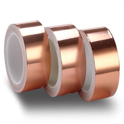 nastro di rame adesivo conduttivo spesso di 0.6mm per la chitarra EMI Shielding del vetro macchiato