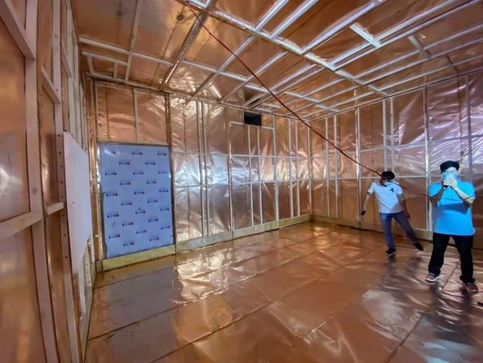 GE che protegge la stanza dell'attrezzatura di Mri con l'installazione di rame della gabbia del pannello rf della stagnola