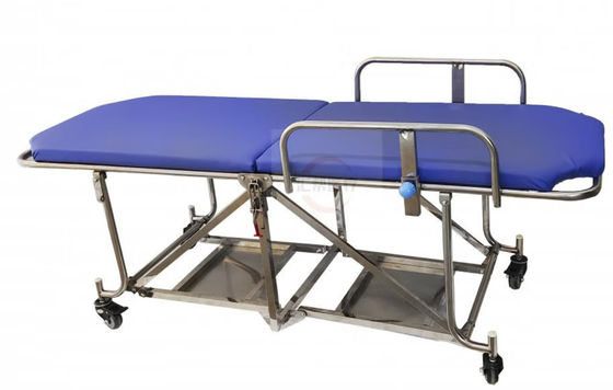 Stretcher antiferrosi, compatibile con le tute MRI e altre zone prive di magneti, carico massimo 240 kg, dotato di 3 imbracature di sicurezza regolabili