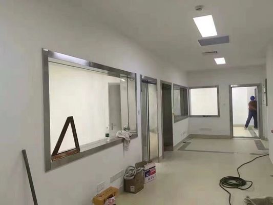 Vetro al piombo quadrato a raggi X equivalente al piombo da 25 mm Pb adatto per accessori per apparecchiature mediche a raggi X, pannelli di protezione dalle radiazioni