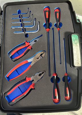 Maniglia ergonomica in gomma Set di utensili non magnetici Segno laser personalizzato 25 × 15 × 5 cm per zone di lavoro sensibili al magnetismo