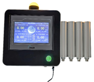 Misuratore di contaminazione superficiale portatile e facile da usare per la gamma di energia 0,05-3,0 MeV alimentato da 2 batterie AA
