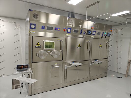 Cella calda con filtro a carbone attivo e controllo tramite intelligenza artificiale, filtrazione HEPA per la protezione dalle radiazioni nucleari