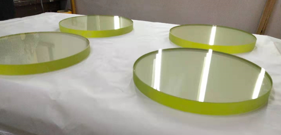 Contenuto di piombo Fino al 60% PbO X Ray Lead Glass Borda liscia Tipo di corrente di perdita 0.2A pannello di vetro di protezione per uso medico