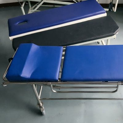 Barella di trasferimento per risonanza magnetica non magnetica con carico massimo di 240 kg e 4 maniglie ergonomiche per il trasporto sicuro del paziente