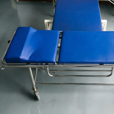 Stretcher pieghevole non magnetico con lega di alluminio non magnetico e tre cinture di sicurezza regolabili per le sale MRI