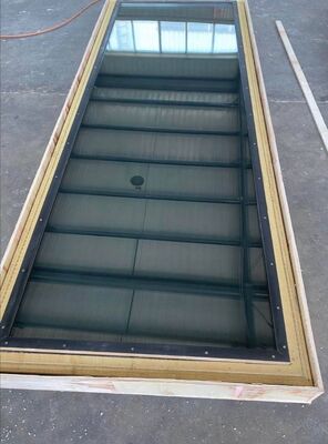 Finestra protetta da RF da 1200*900 mm con maglia di rame in ottone per schermatura EMI da 10-130 MHz