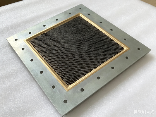 Finestra di ventilazione quadrata con elevata permeabilità all'aria, attenuazione EMI e resistenza alla corrosione per le sale MRI