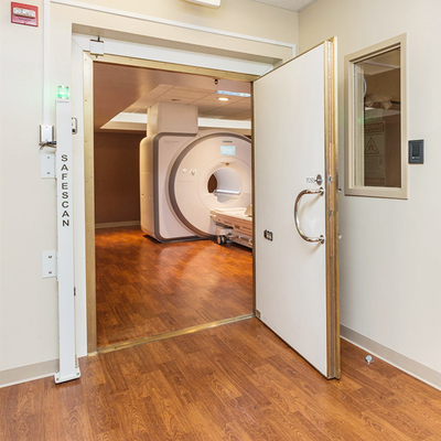 Camera di risonanza elettromagnetica con schermo RF bianca a porta singola per l'ospedale