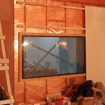 Finestra protetta da RF da 1200*900 mm con efficacia di 100 dB e telaio in alluminio o in acciaio inossidabile