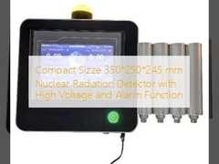 Detettore di radiazioni nucleari di dimensioni compatte 350*250*245 mm con funzione ad alta tensione e allarme