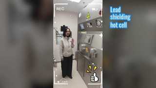 Cella calda I-131 con schermatura equivalente al piombo